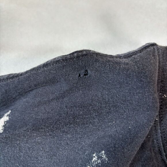 Vintage Y2k Jordan AOP Tee Mens Size XXL Black - Picture 4 of 13